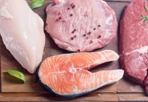 کاهش چربی گوشت و مرغ و ماهی